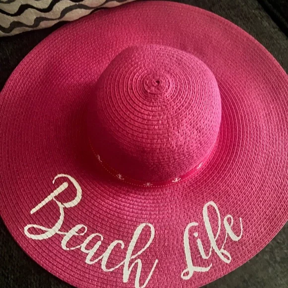Pink Beach Life Sun Hat - Picture 4 of 6